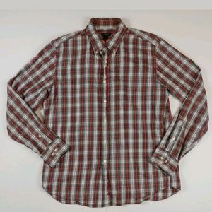 $25 J Crew dress shirt L long sleeve cotton check